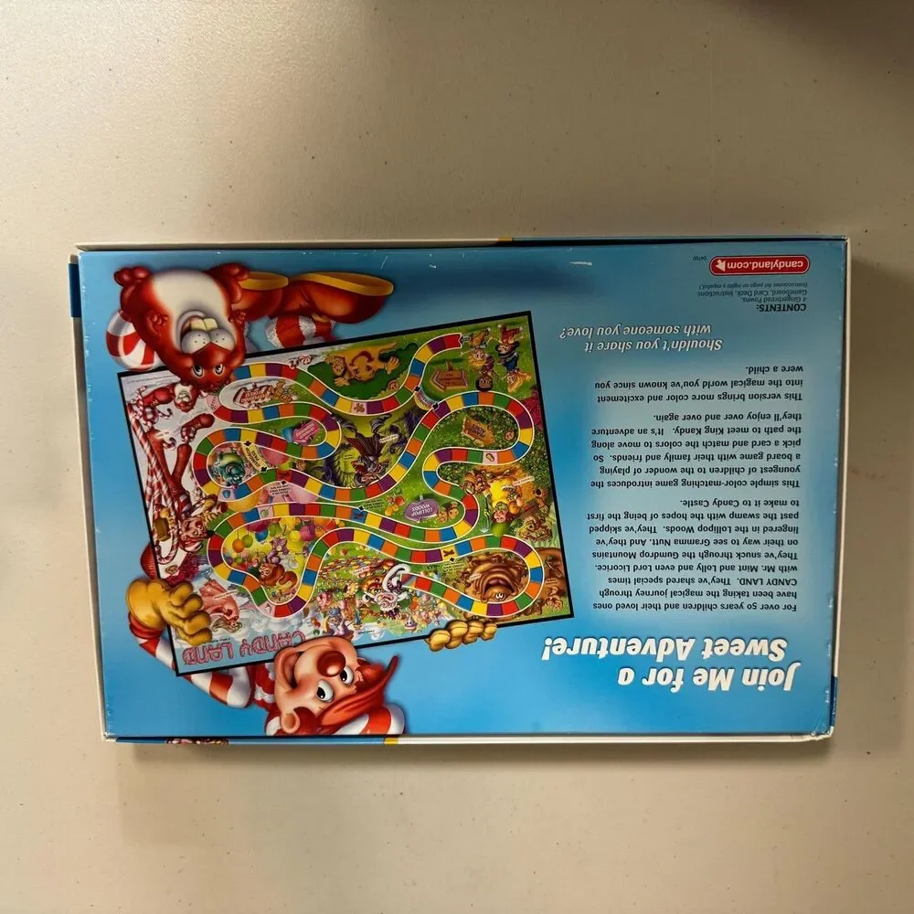 Candy Land Board Game Classic Adventure Preschool Family Fun Kids Toddler Play
